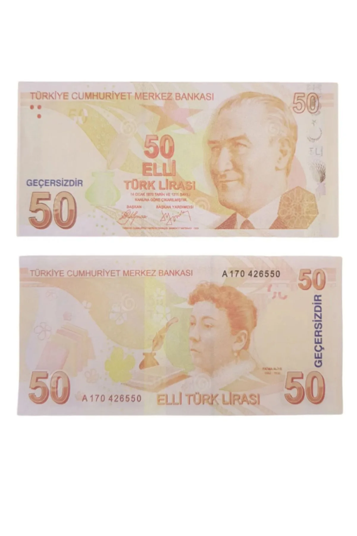 Geçersiz Şaka Düğün Parası 50 Tl Sahte1 Para 100 Adet Oyun Parası