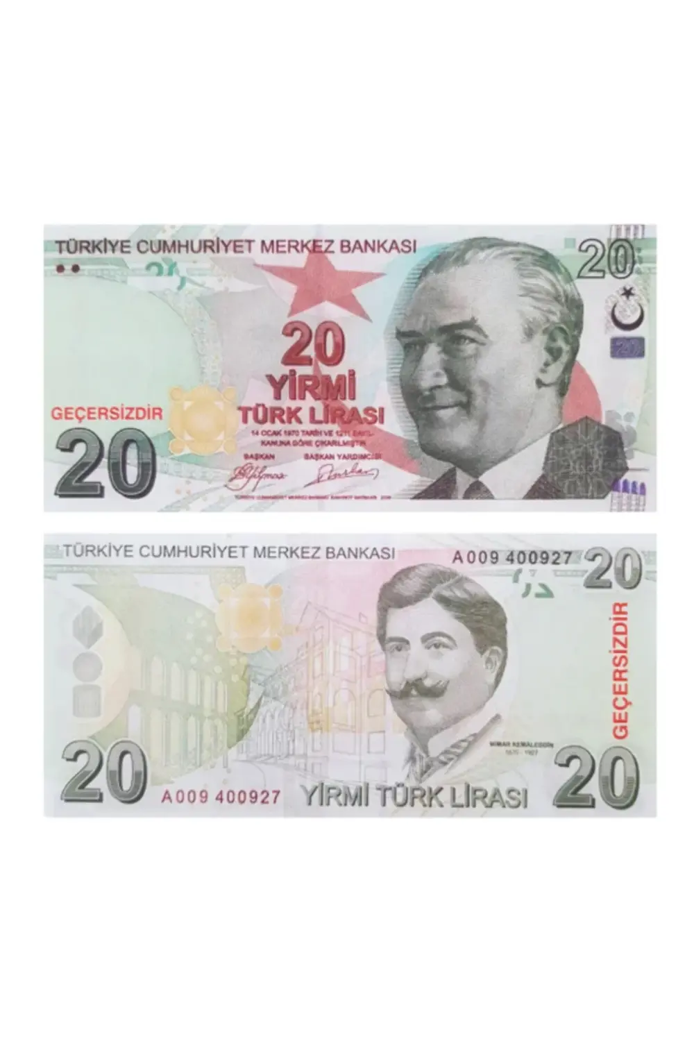 Geçersiz Şaka Düğün Parası 20 TL Sah Para 100 Adet Oyun Parası Dı