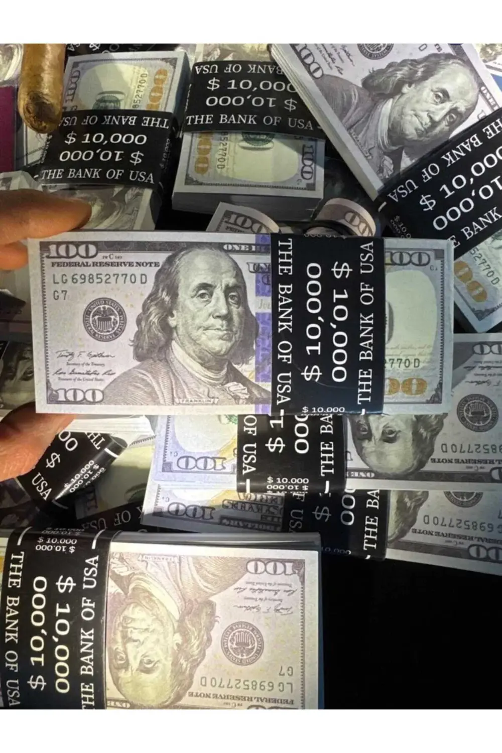 Geçersiz Şaka Parası Sahte1 Para Kagıdı 100 Adet Oyun Parası 10.0