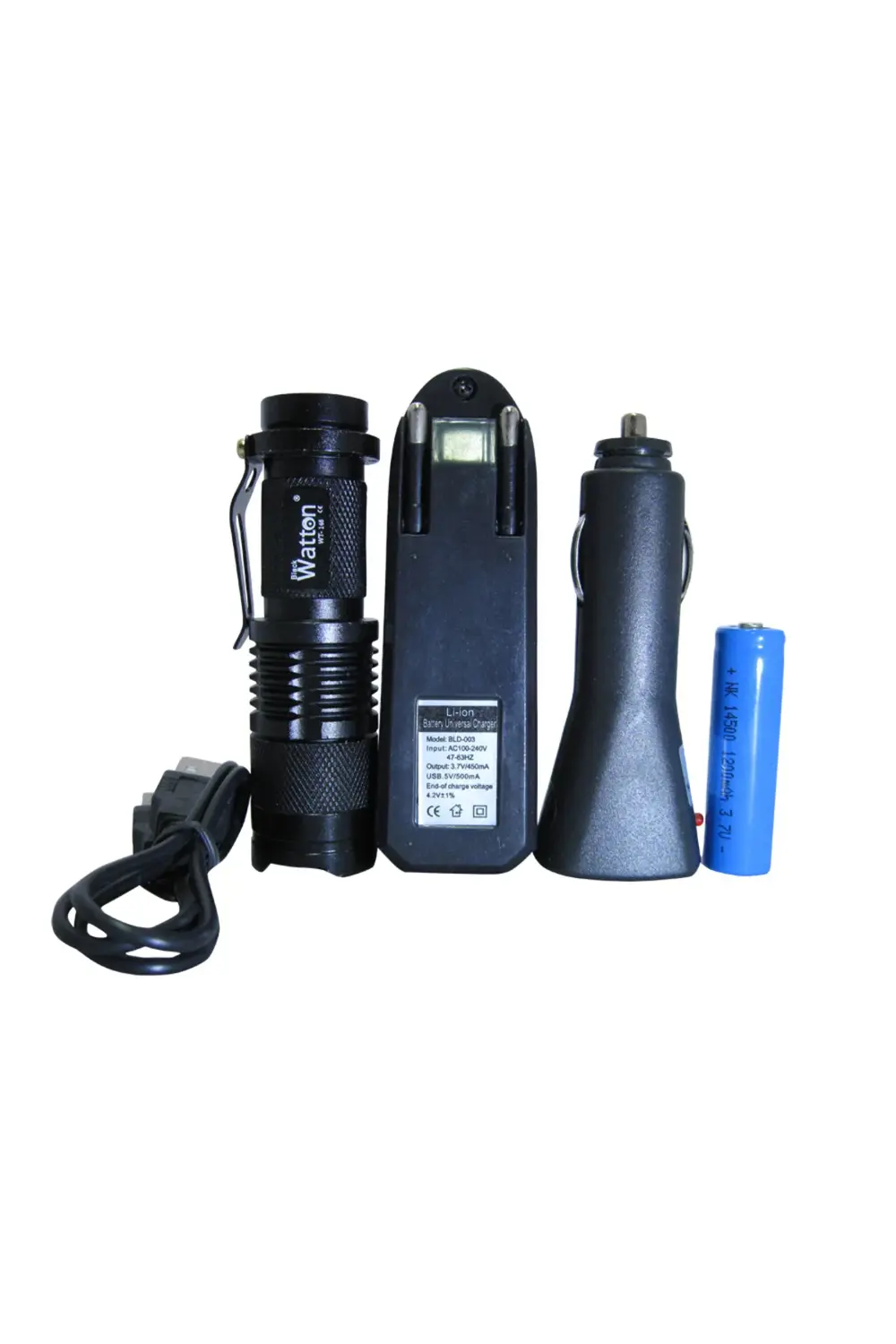 Geçici Körlük Yapan Mini Projektör EL Feneri Wt-146 Siyah