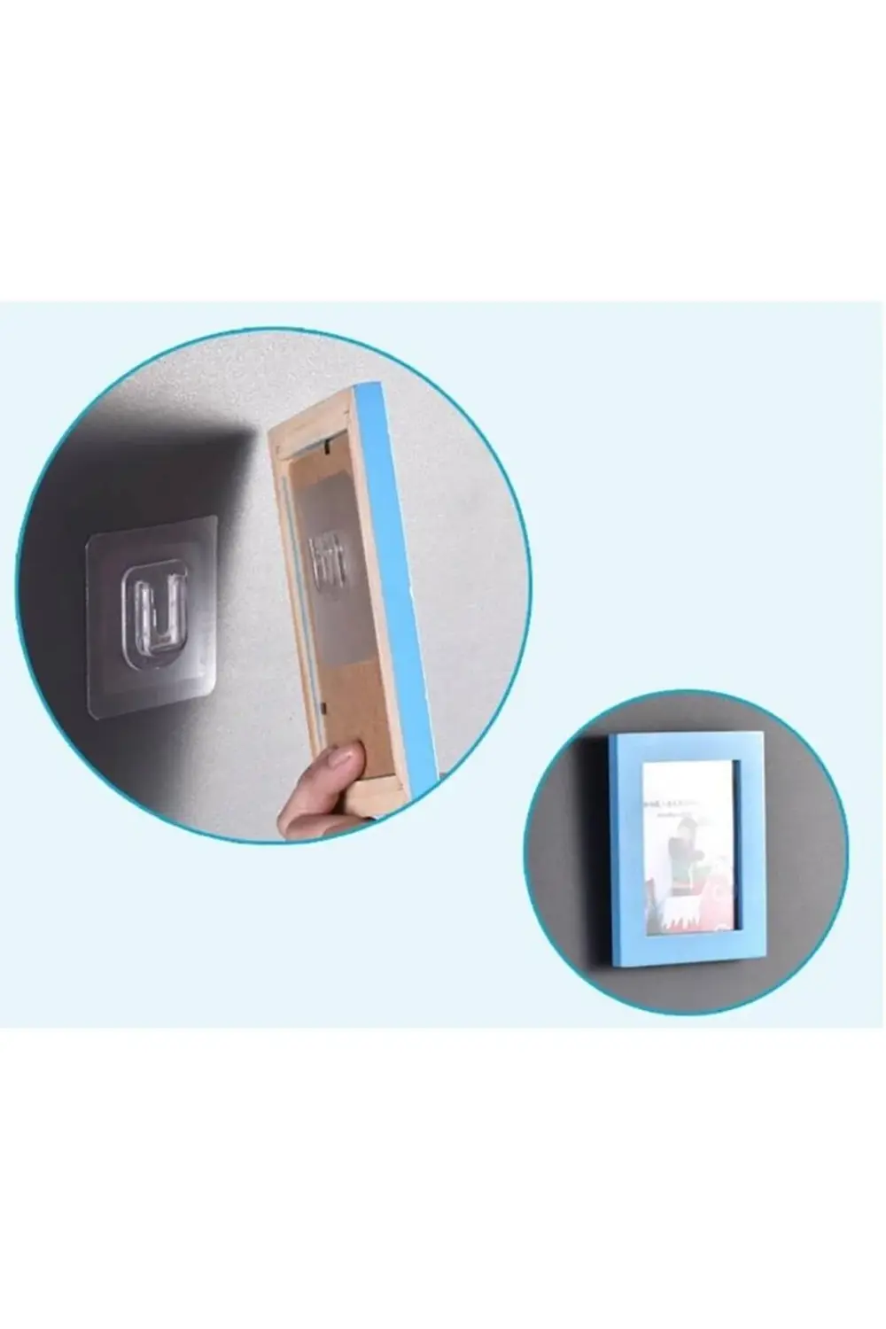 Geçmeli Klips Eşya Sabitleme Askısı 5 Set