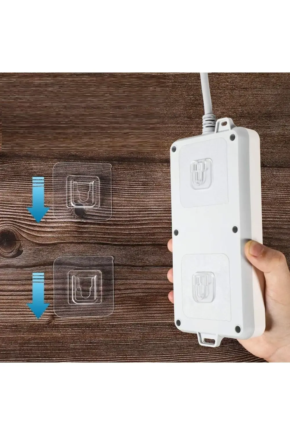 Geçmeli Klips Eşya Sabitleme Askısı 5 Set