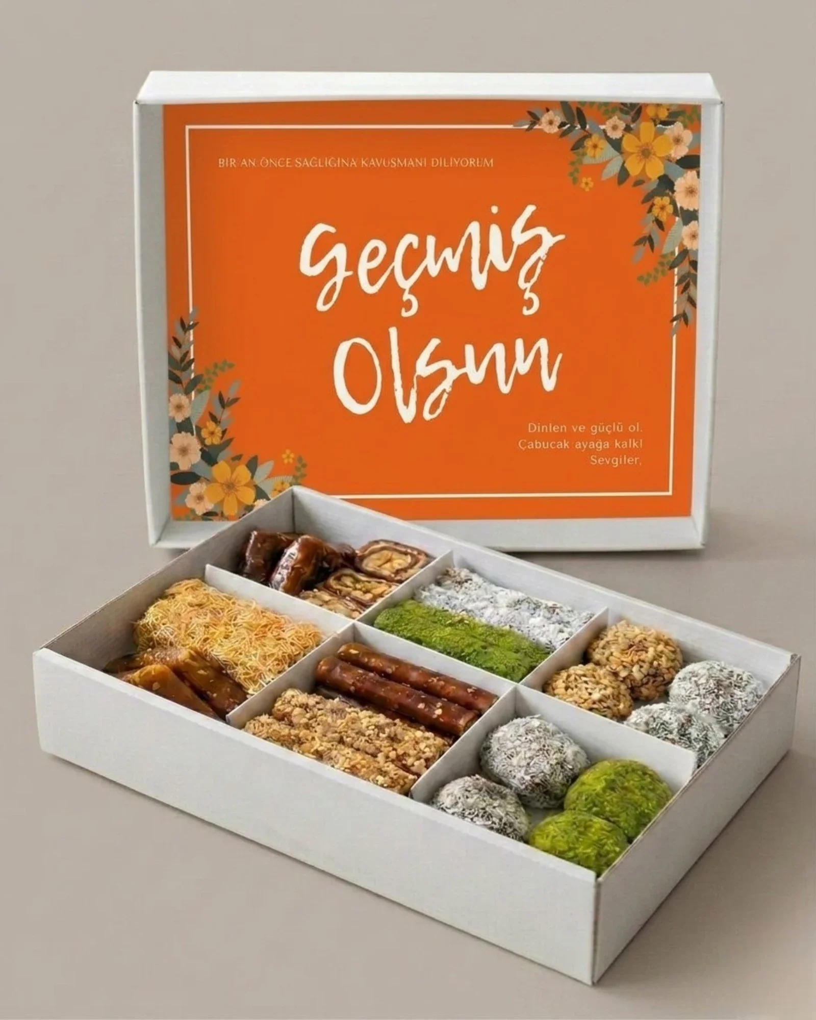 Geçmiş Olsun Hediyelik Tatlı Paketi Geçmiş Olsun Hediyelik Tatlı Paketi