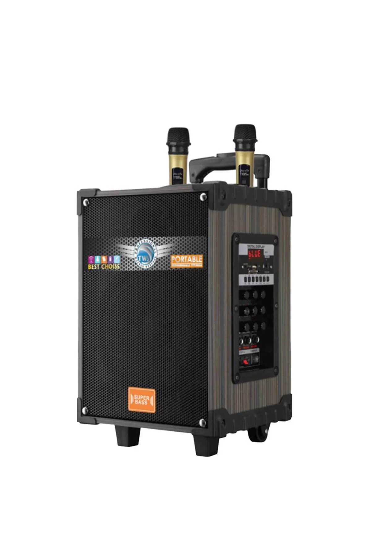 GEDI-G LT-910 SüperBass'lı Kumandalı,Şarjlı Çift Mikrofonlu Taşın