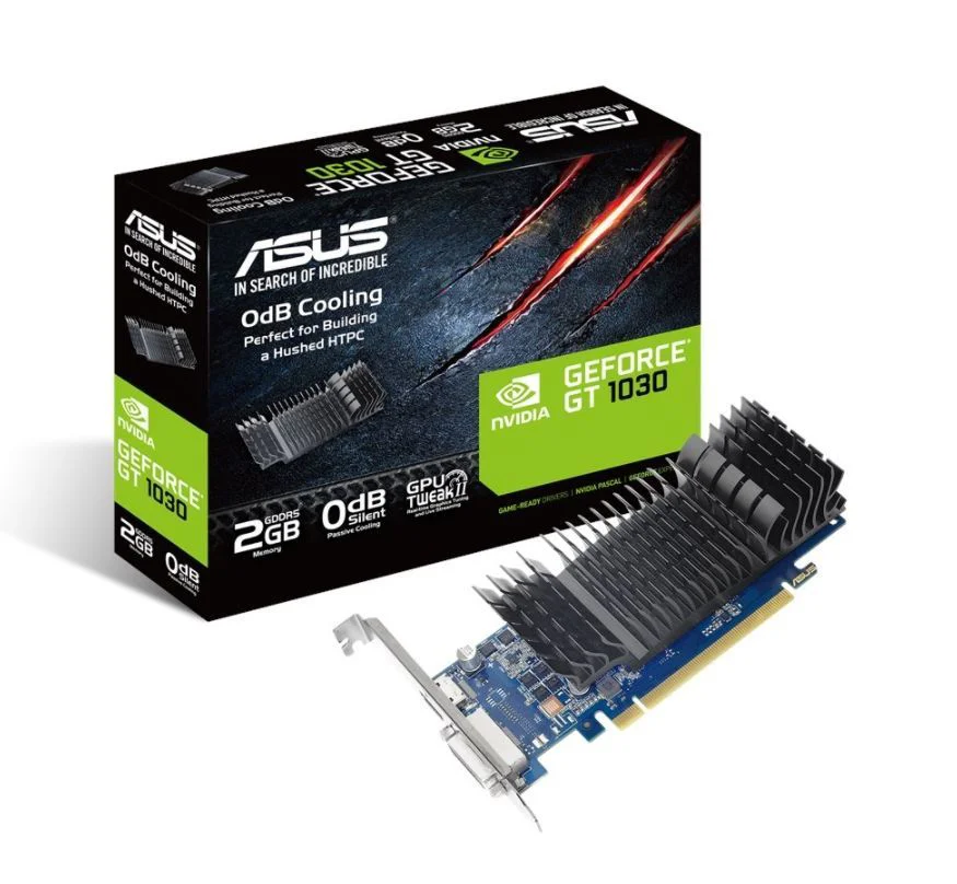 GEFORCE GT 1030 2GB GDDR5 LOW PROFILE (BRACKET) 64BIT DVI HDMI EK