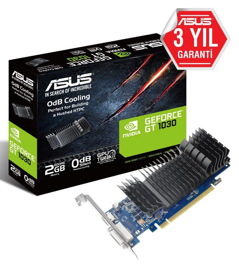 GeForce GT1030 ile Uyumlu 2GB DDR5 Ekran Kartı – 64 Bit, HDMI 2.0, DVI-D, 4K Destekli Fiyatı, Yorumları ve Özellikleri