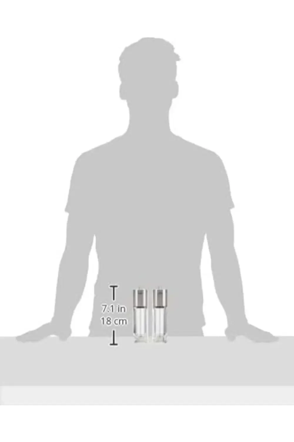 Gefu 34620 Dueto Karabiber ve Tuz Değirmeni, 2 Adet 395519