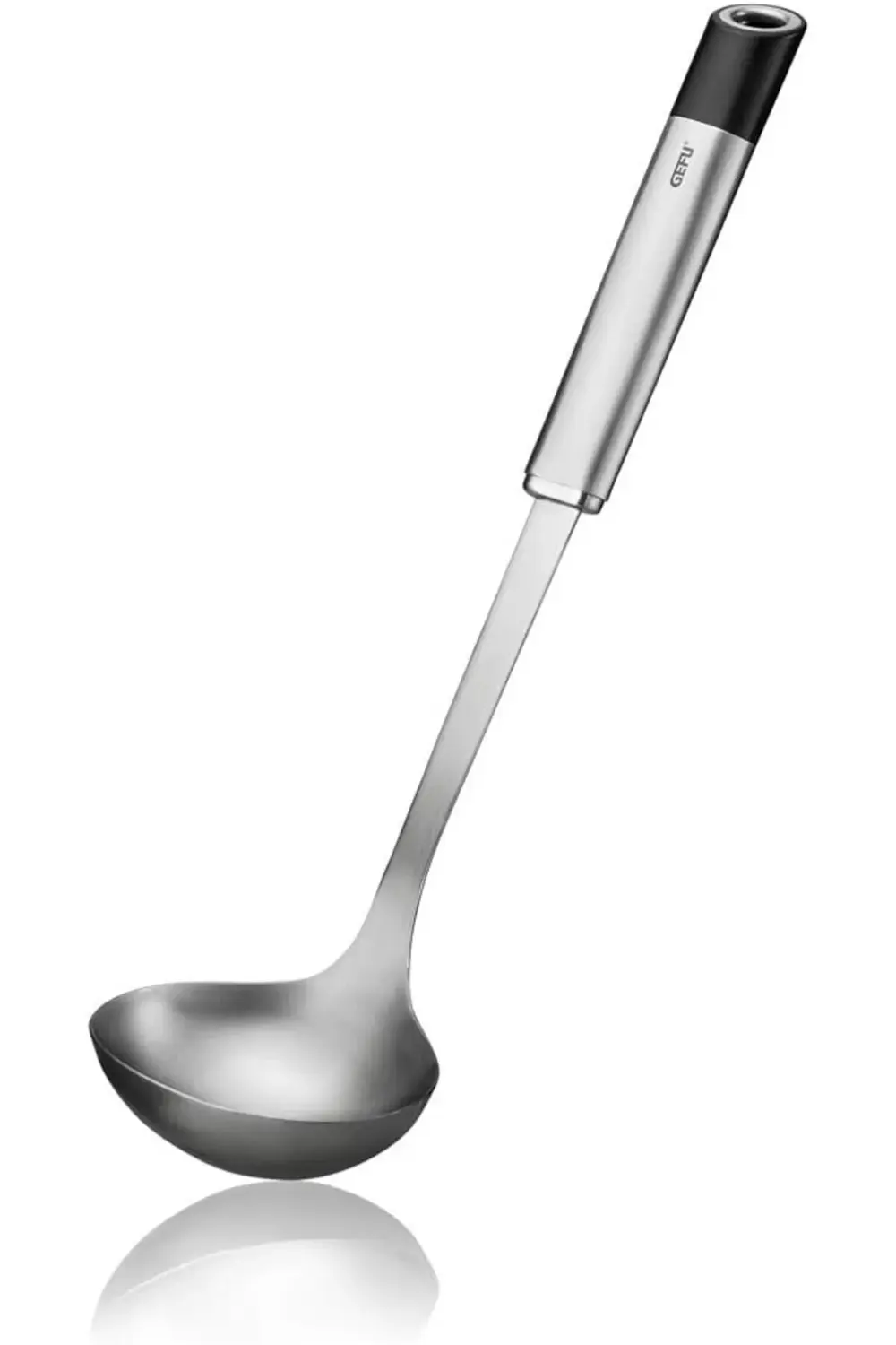 Gefu Ladle Primeline, L 33,5 cm, B 9 cm, Gümüş/Siyah 395519