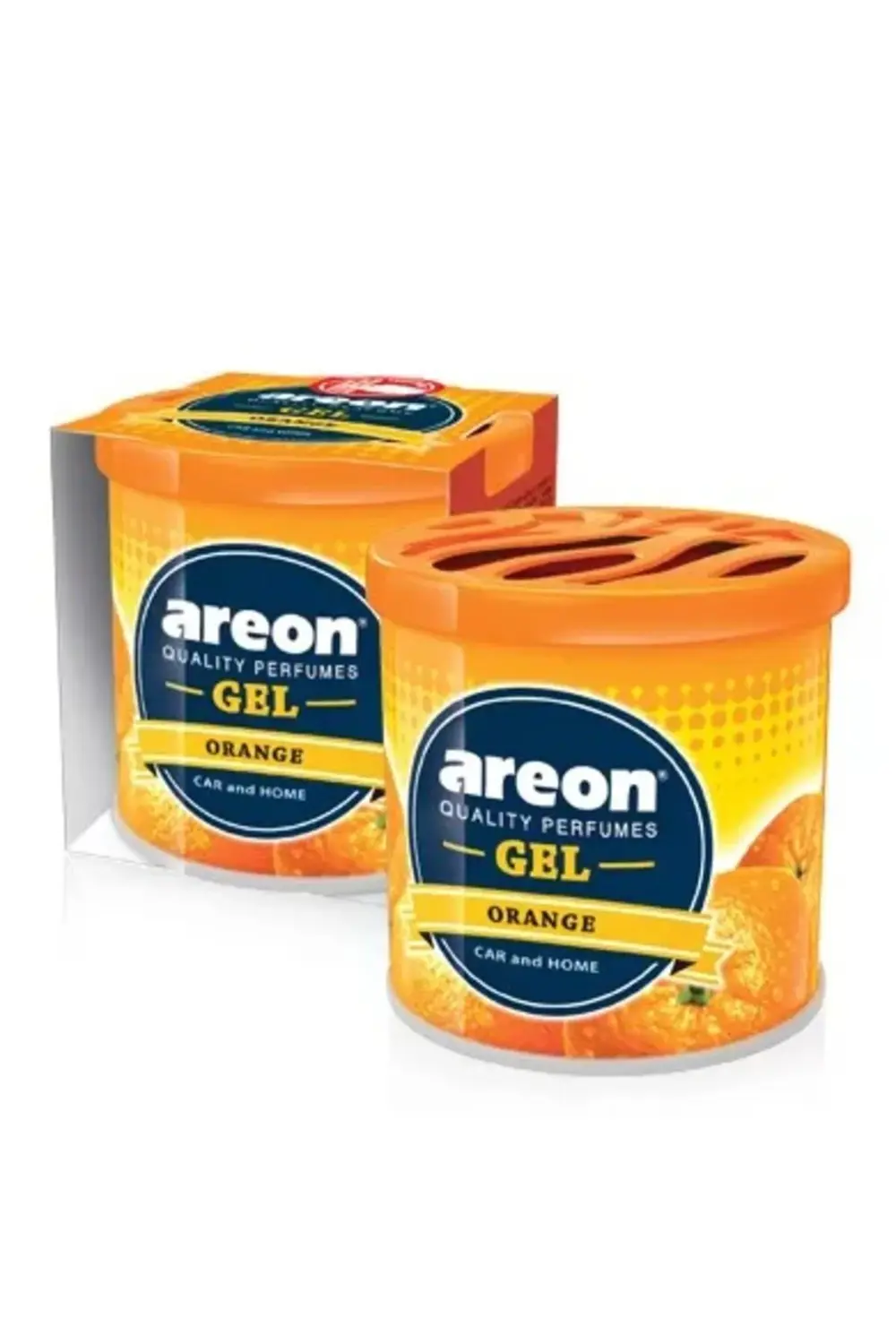 GEL (JEL) CAN Orange Büyük Boy Oto Araç Bardaklık Kokusu