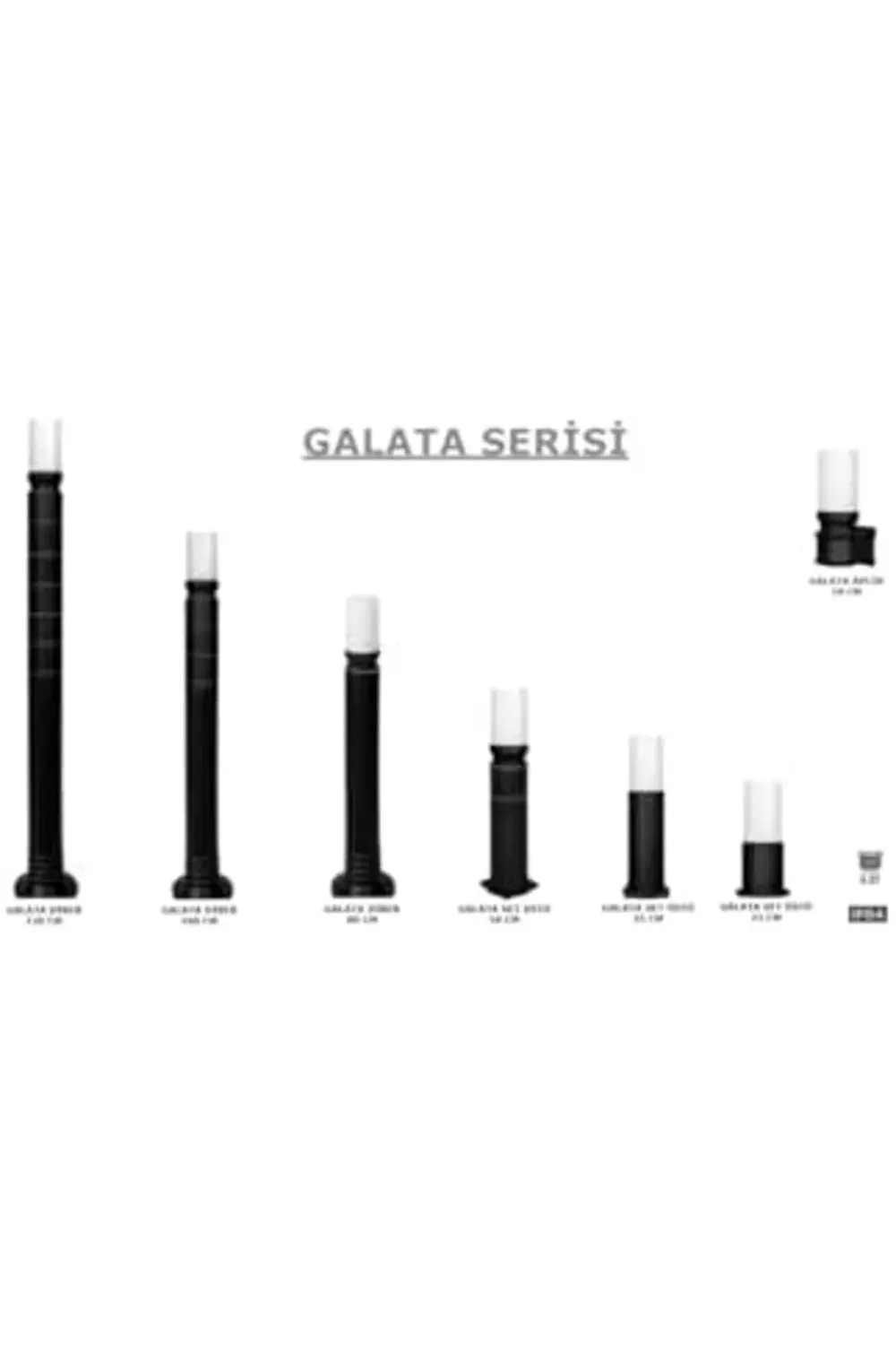 Geldi Zita Bahçe Aydınlatması Galata Bahçe Lambası 220v E27 Ip54