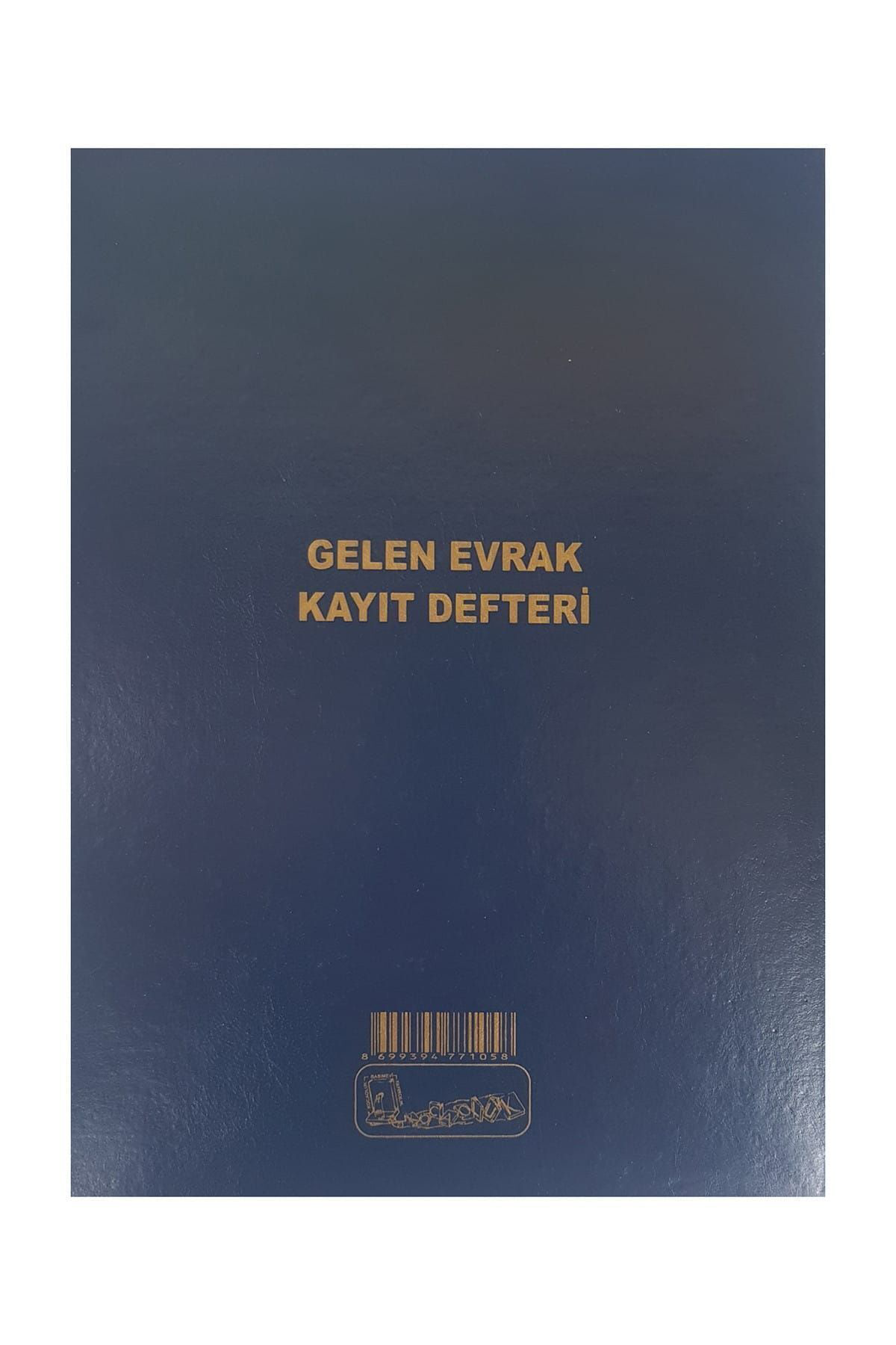 Kocaoluk Gelen Evrak Kayit Defteri Cilt Kapak