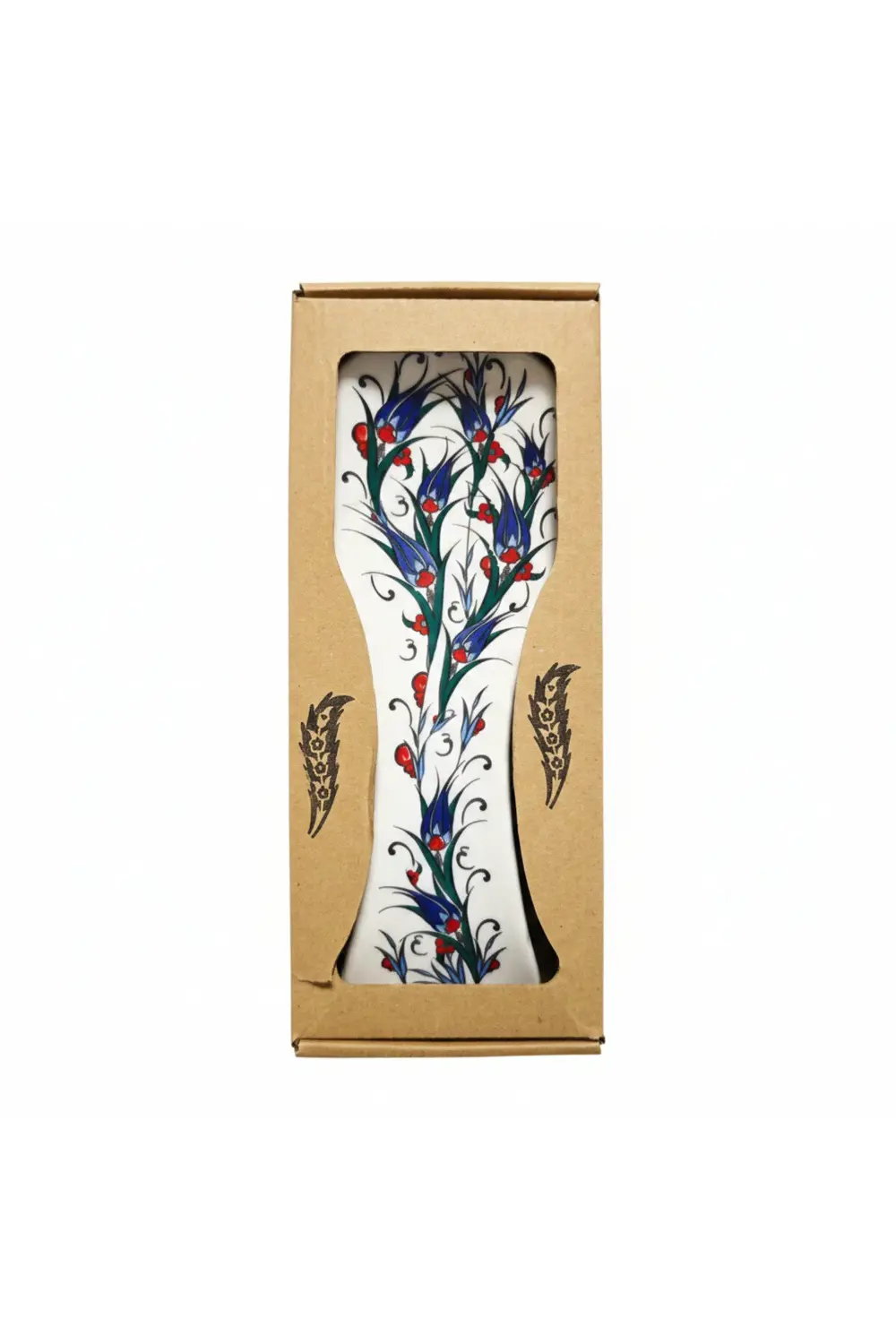 Geleneksel Desenli Seramik EL BOYAMASI Kaşıklık | Tezgah Üstü Kep