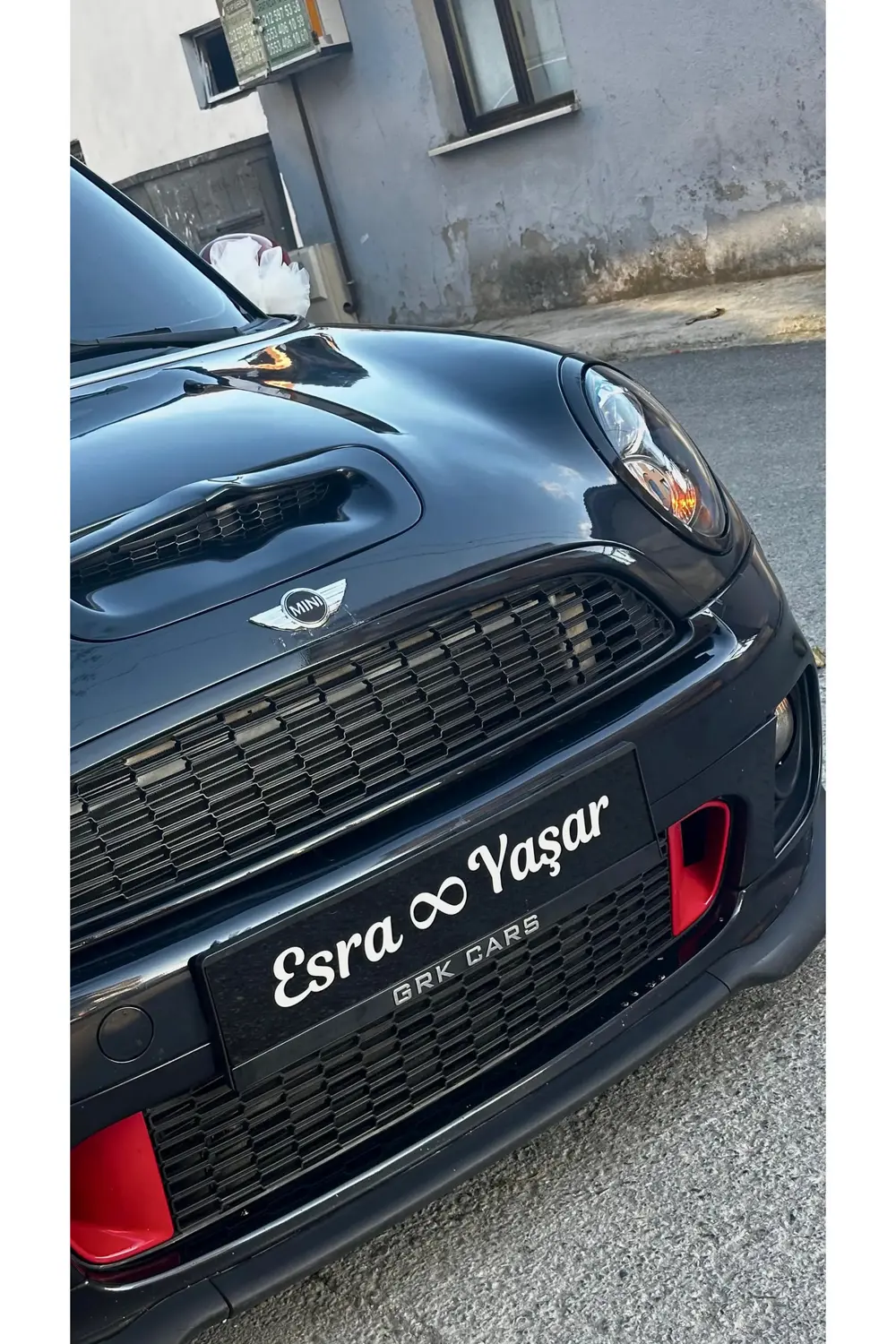 Gelin Arabası Dekor Pleksi Wedding Day 2 ADET