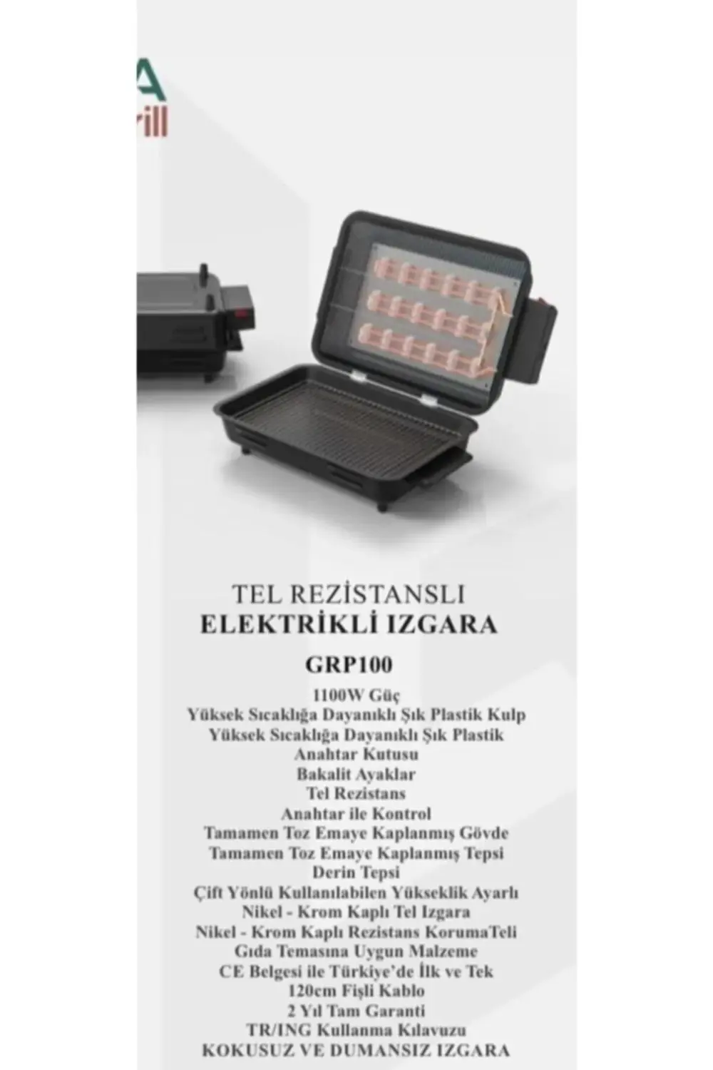 Gelincik Anello Tel Residanslı Elektirikli Telli Mangal & Barbekü