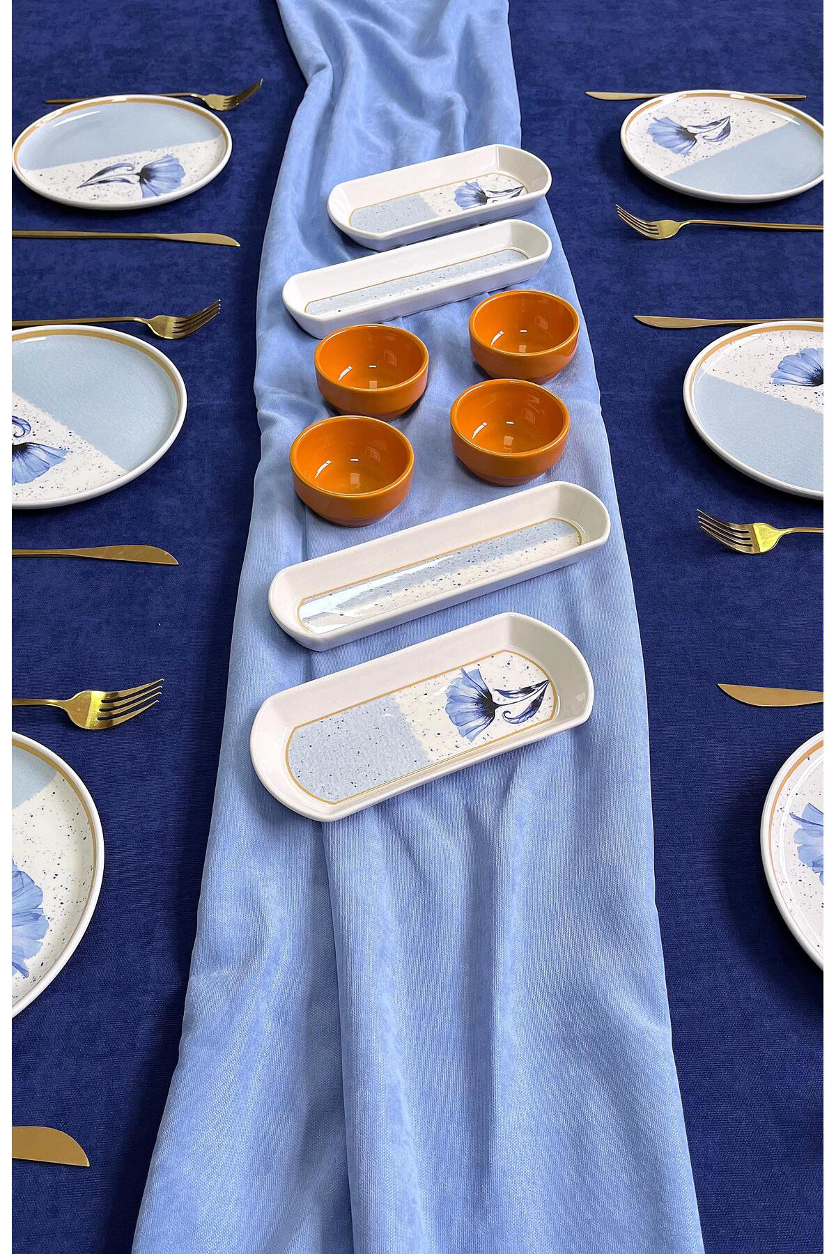 Gelincik Model 6 kişilik 14 Parça Kahvaltı Takımı