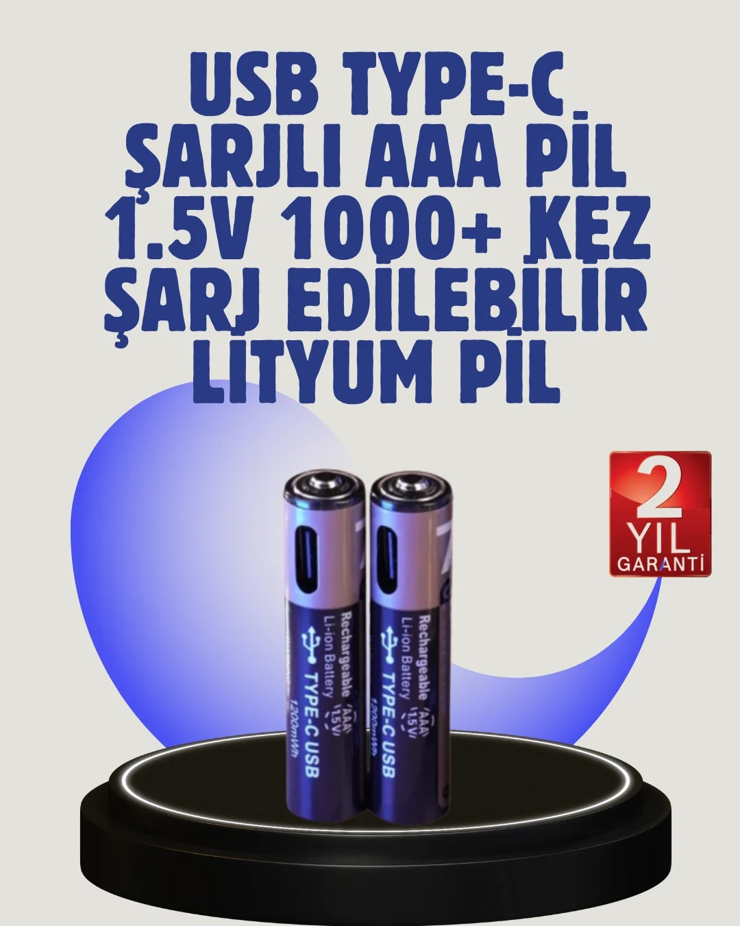 Gelişmiş Güvenlik Özelliklerine Sahip AAA Lityum Pil – Korumalı ve Sağlam Tasarım