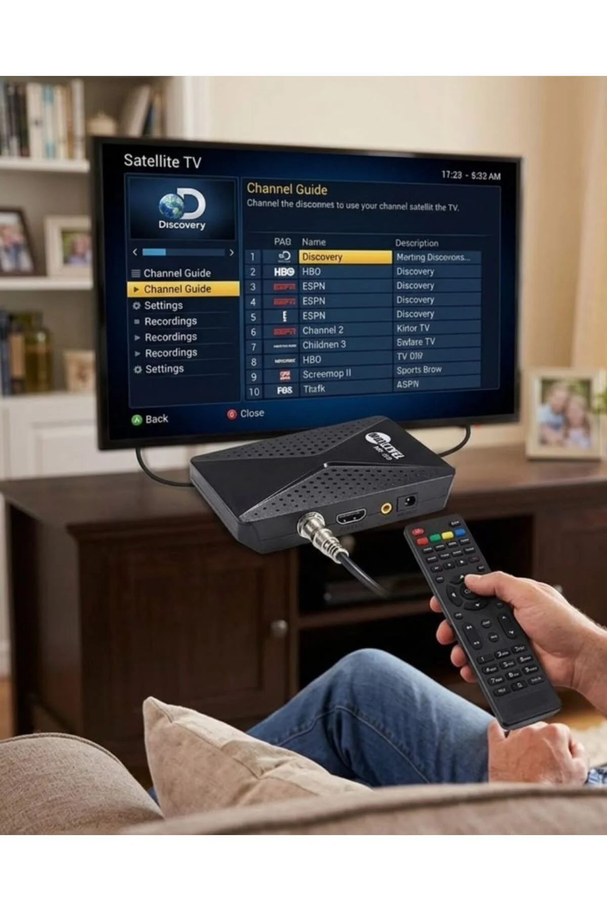 Gelişmiş Özellikli Uydu Alıcısı HDMI USB WiFi Destekli