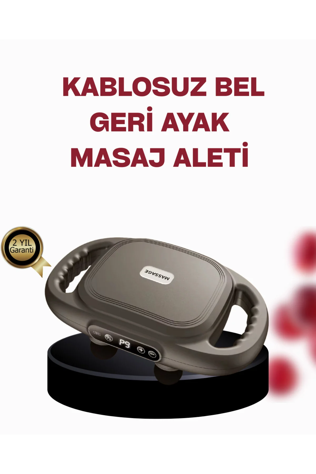 Geliştirilmiş 6 Başlıklı Şarjlı Masaj Aleti 2000 mAh Derin Doku M