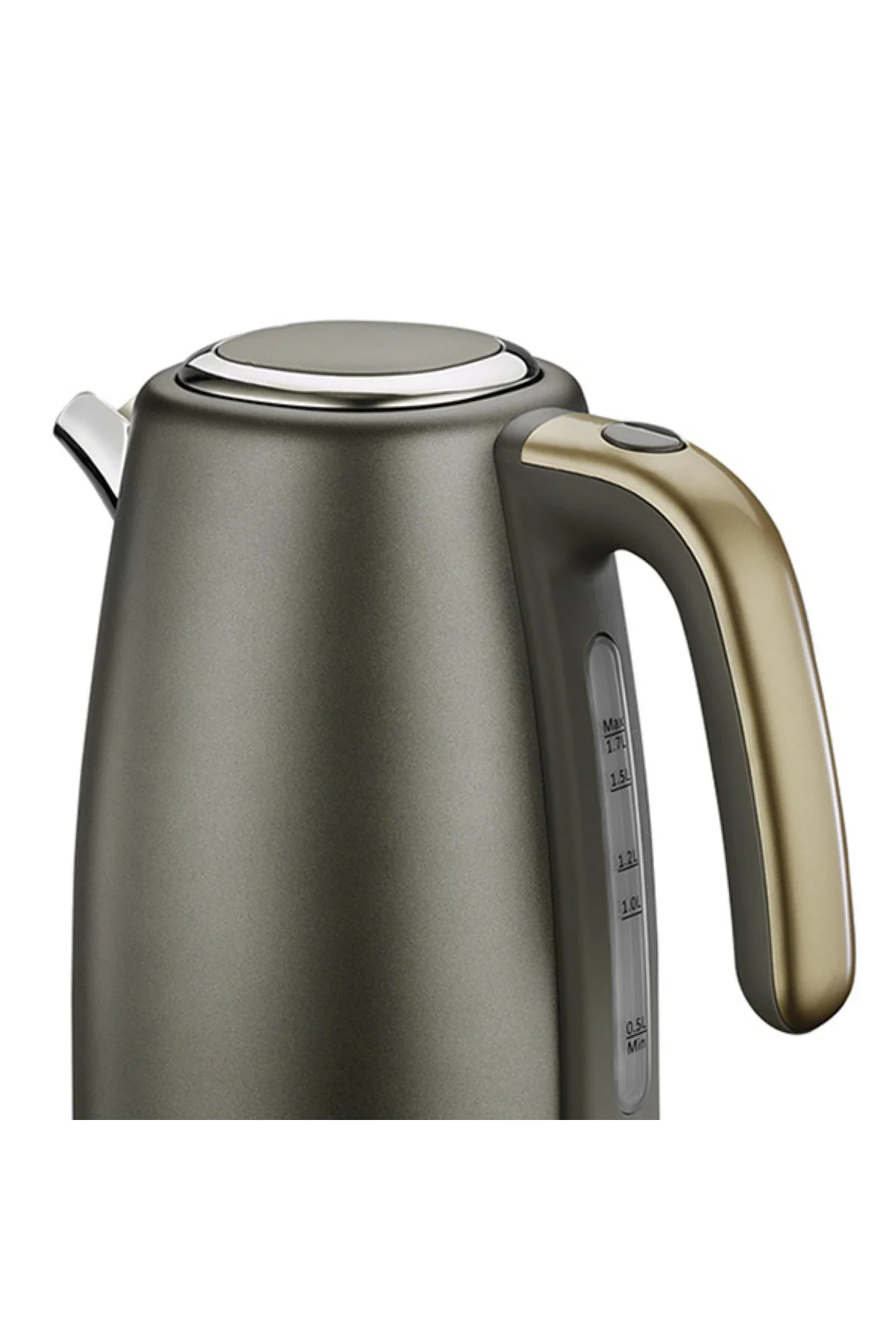 Gem Pearl 1.7 Litre Gri Gold Modern Su Isıtıcı