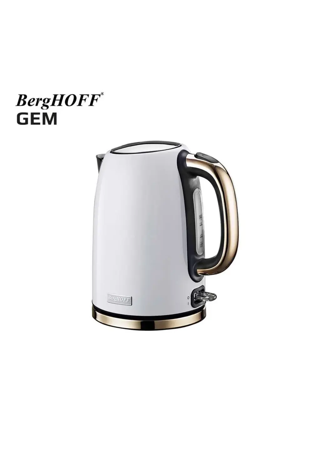Gem Tıtan 1.7 Litre Parlak Beyaz Gold Su Isıtıcısı