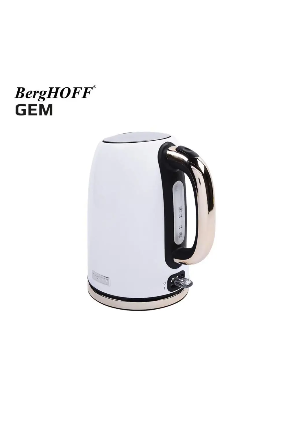 Gem Tıtan 1.7 Litre Parlak Beyaz Gold Su Isıtıcısı