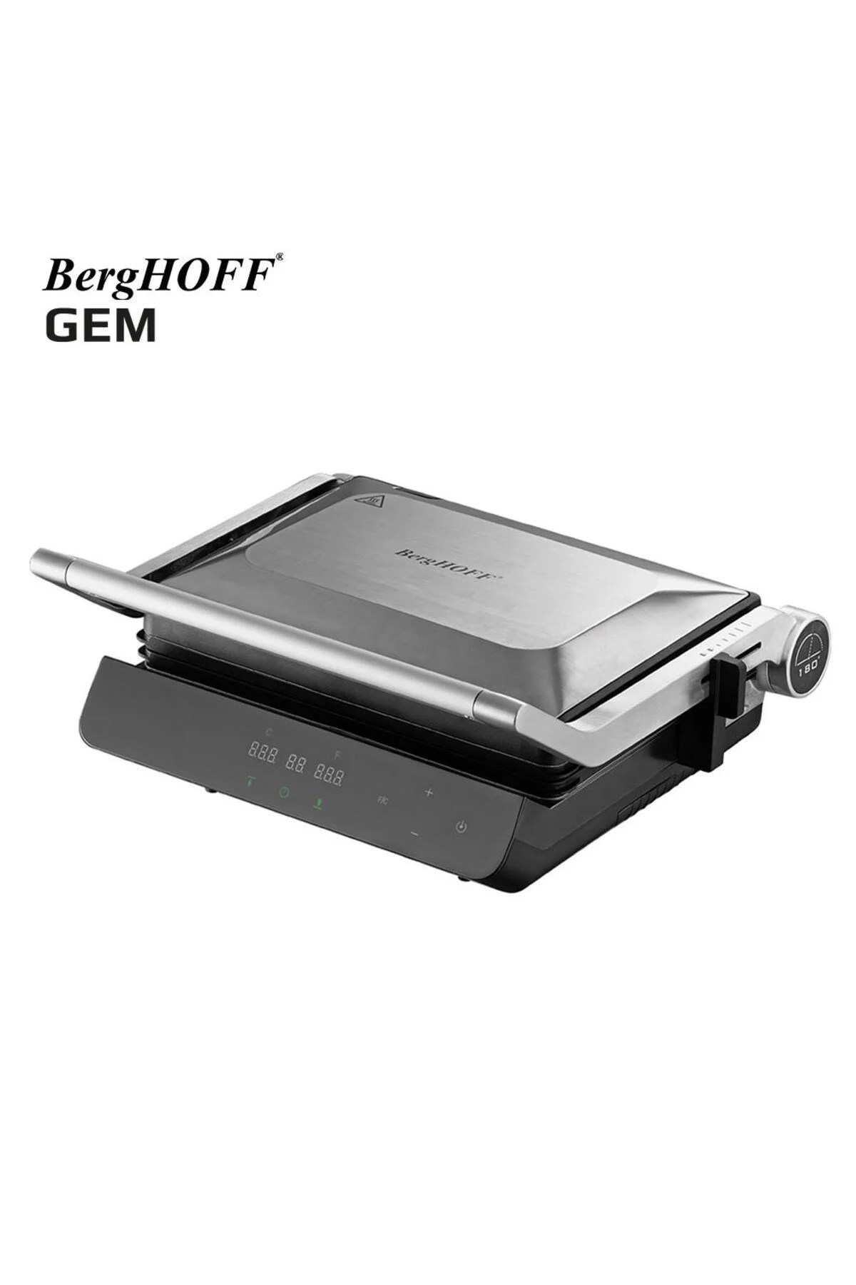 GEM TITAN Gümüş Gri Çelik Izgara ve Tost Makinesi - 7950600