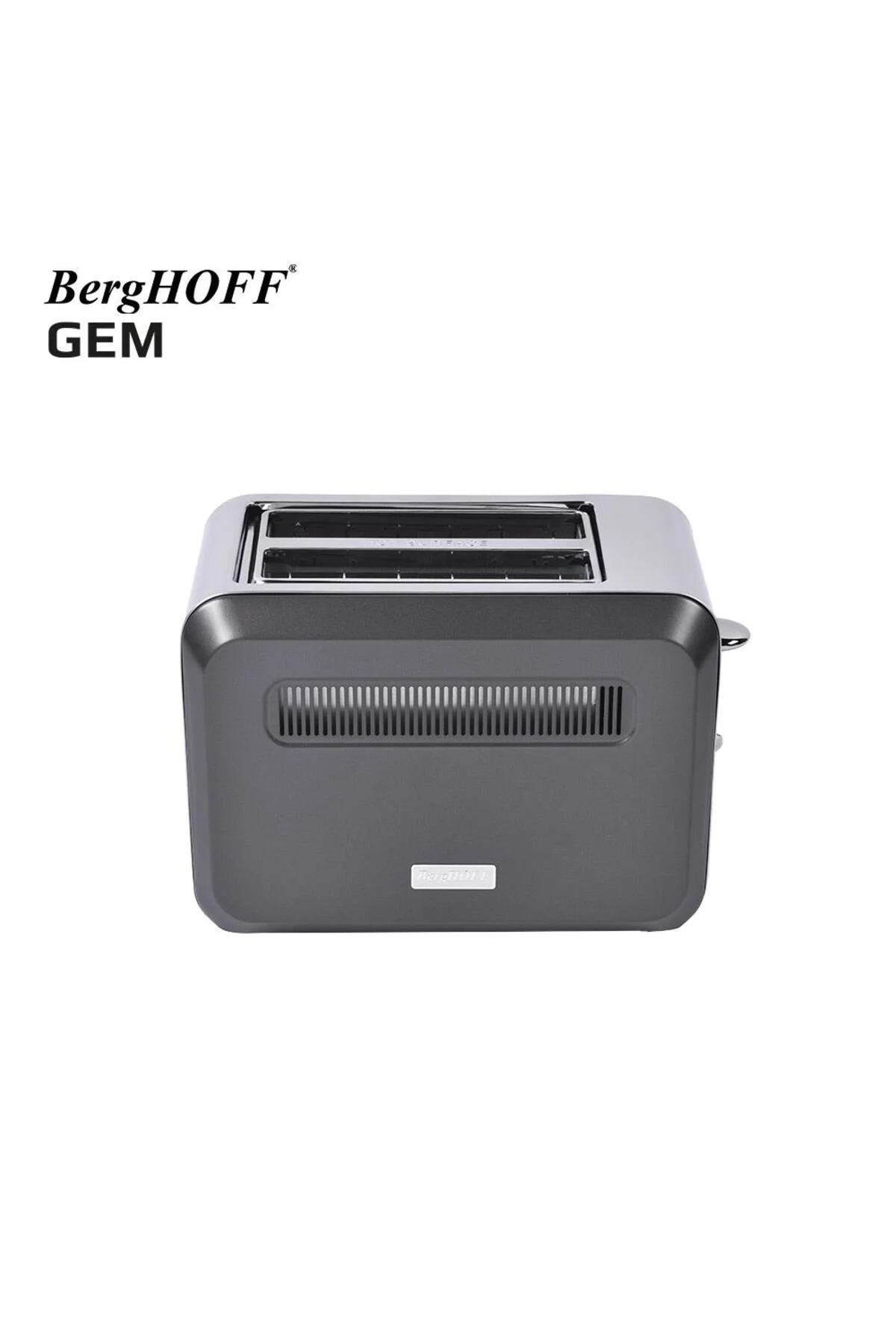 Gem Tıtan Parlak Gümüş Gri Iki Dilim Ekmek Kızartma Makinesi