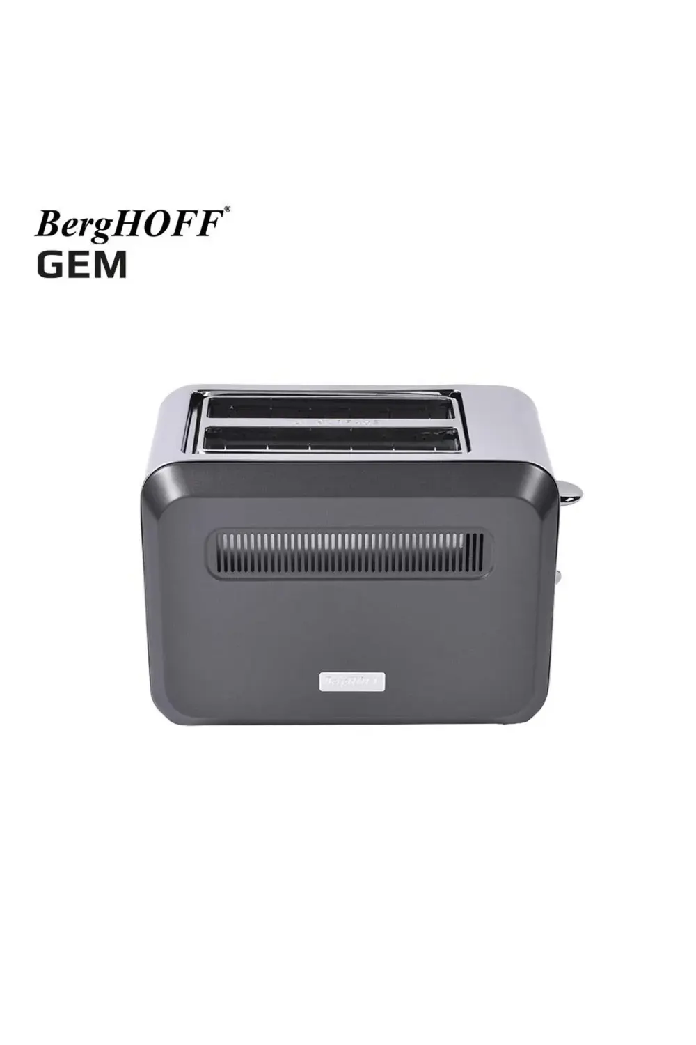 Gem Tıtan Parlak Gümüş Gri Iki Dilim Ekmek Kızartma Makinesi