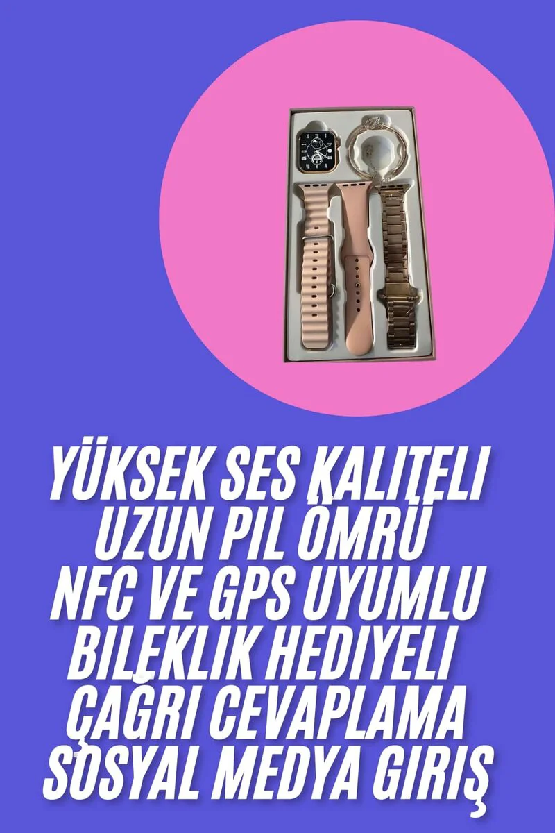 Genç Kızlara Özel Akıllı Saat 41mm - Çağrı Cevaplayıcı, NFC ve GPS Özellikli