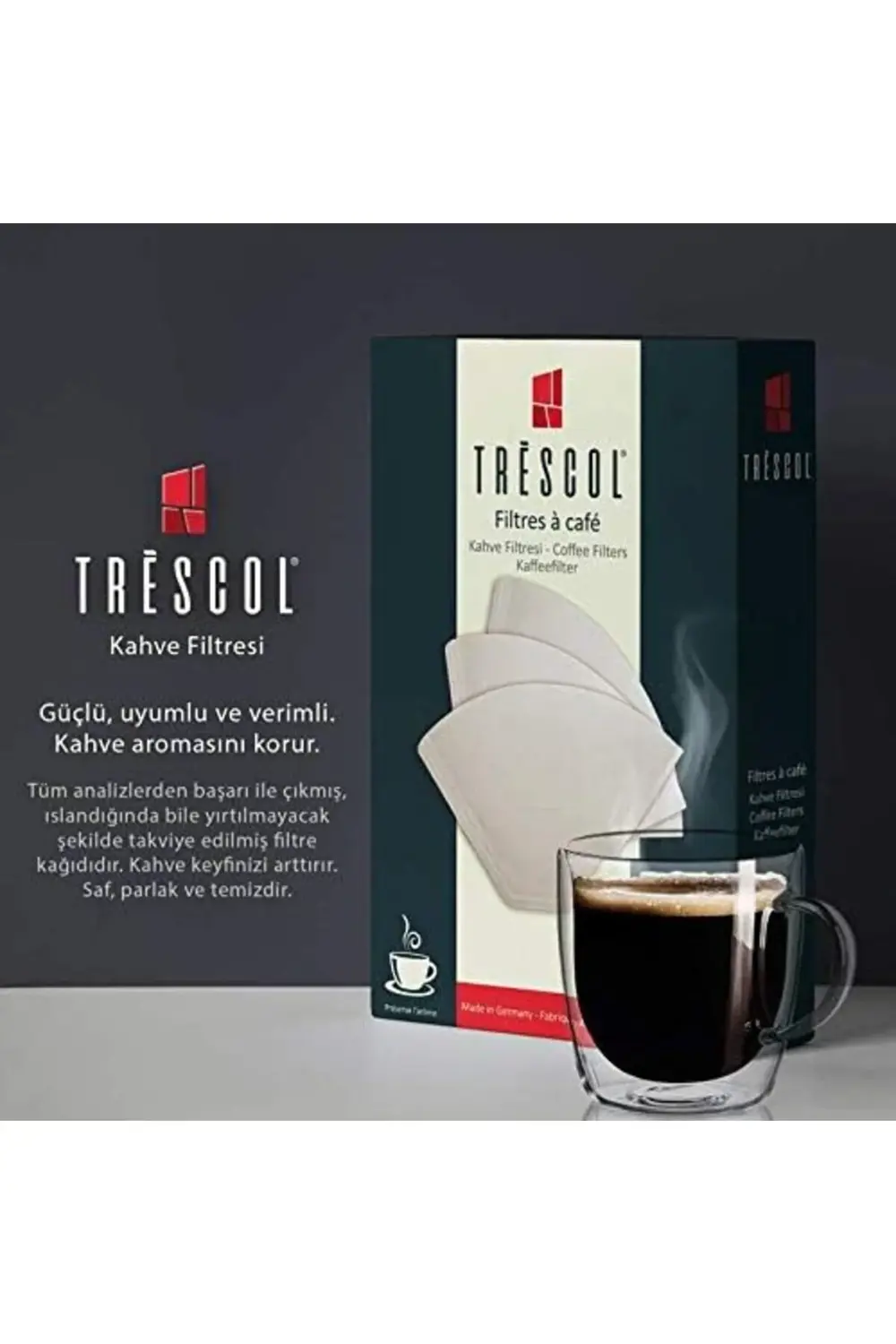 Genel Kahve Filtresi 4 Numara (Büyük Boy) Kağıt 2X100 200'lü Pake