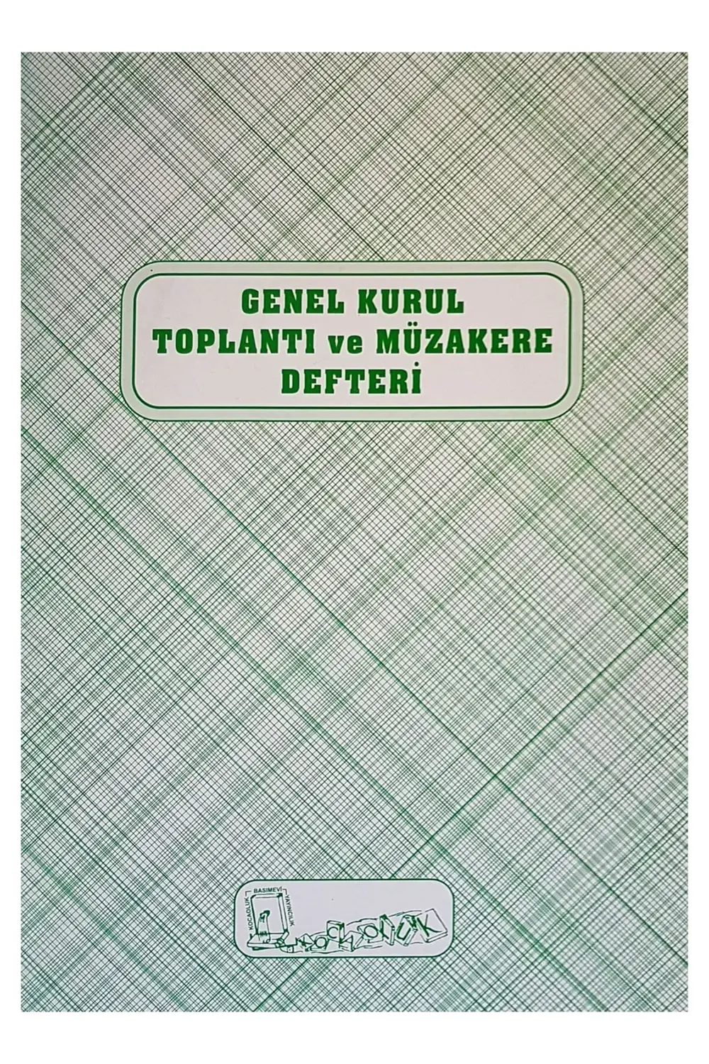 Genel Kurul Toplantı Ve Müzakere Defteri Karton Kapak