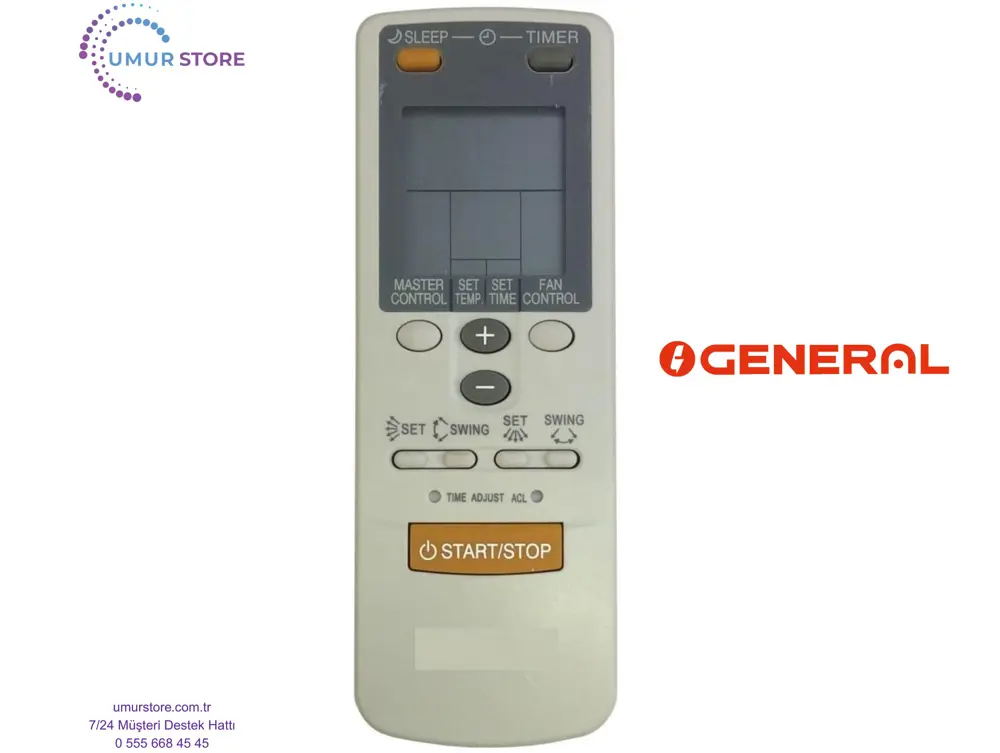 General ASG12RS LCW Uyumlu Klima Kumandası
