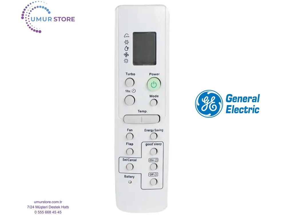 General Electric ARH-111 DB93-00087B Uyumlu Klima Kumandası General Electric ARH-111 DB93-00087B Uyumlu Klima Kumandası