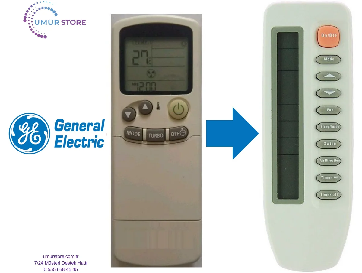 General Electric ARH-111 Klima Kumandası General Electric ARH-111 Klima Kumandası