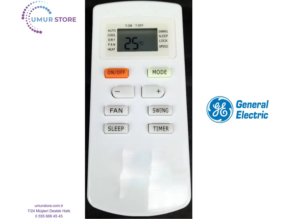 General Electric GE Klima Kumandası General Electric GE Klima Kumandası