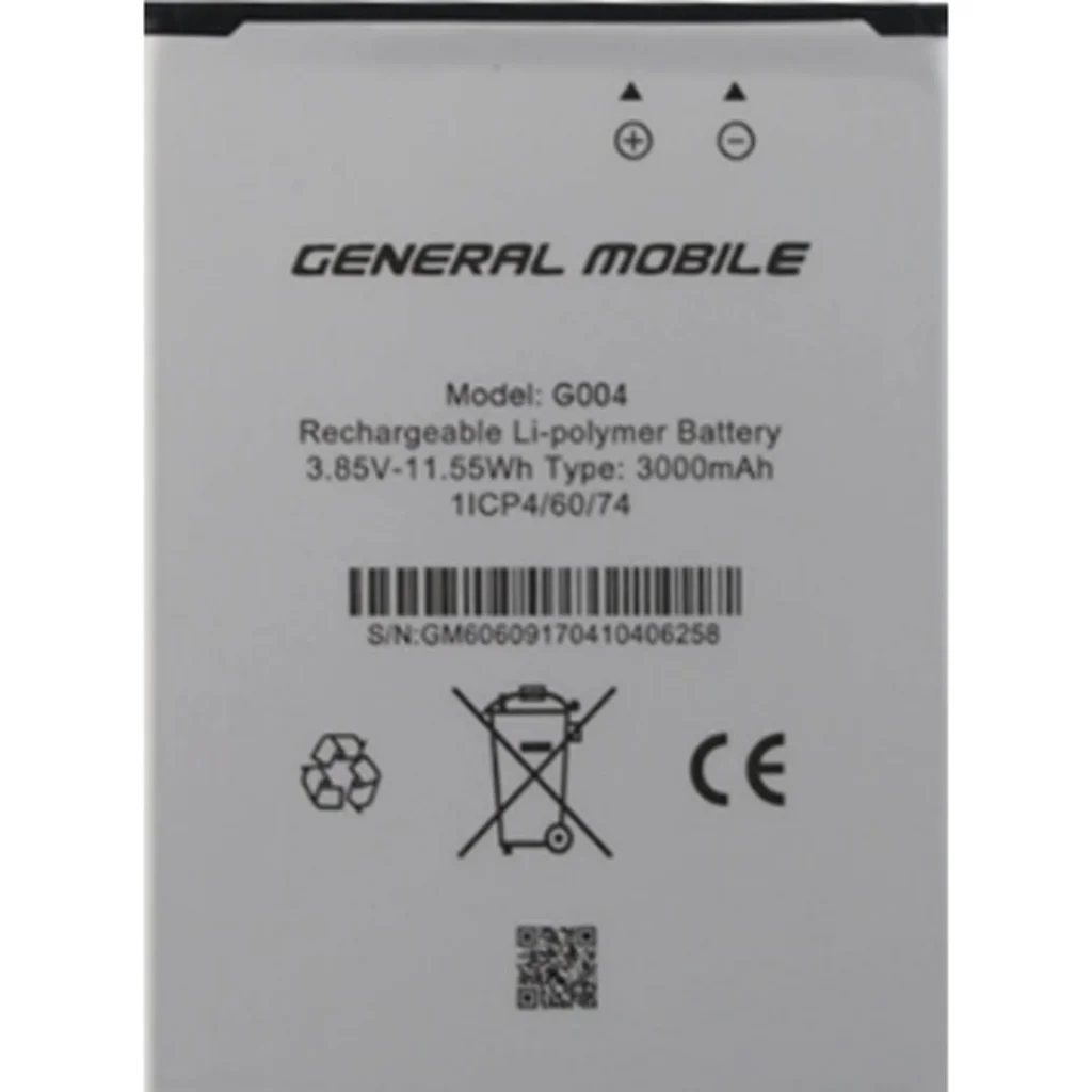 General Mobile Discovery Gm6/Gm6 Life Pil Batarya