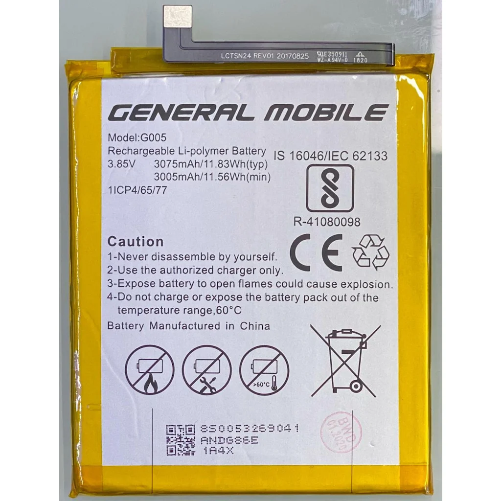 General Mobile Discovery Gm8 Batarya Pil