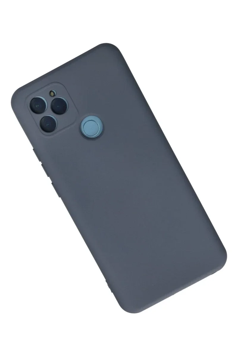 General Mobile GM 21 Kılıf Nano içi Kadife Silikon - Gri