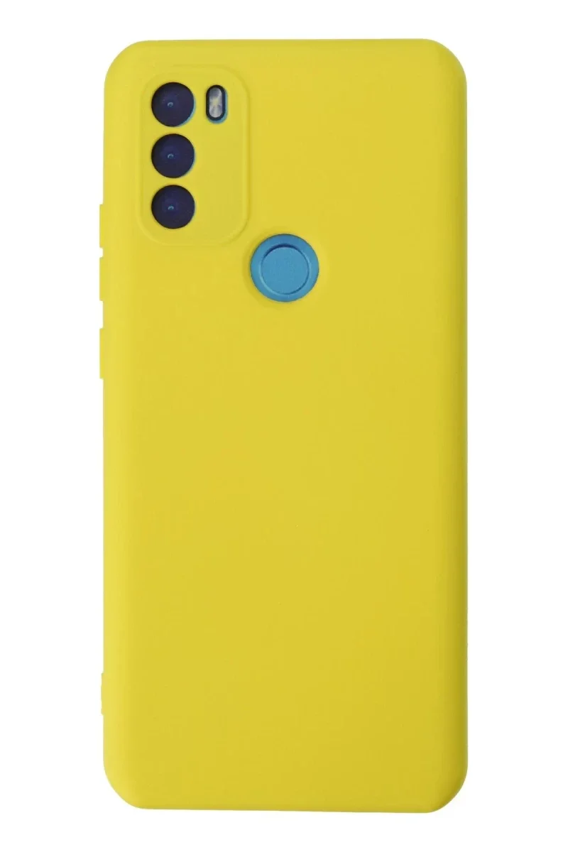 General Mobile GM 21 Plus Kılıf Nano içi Kadife Silikon - Sarı