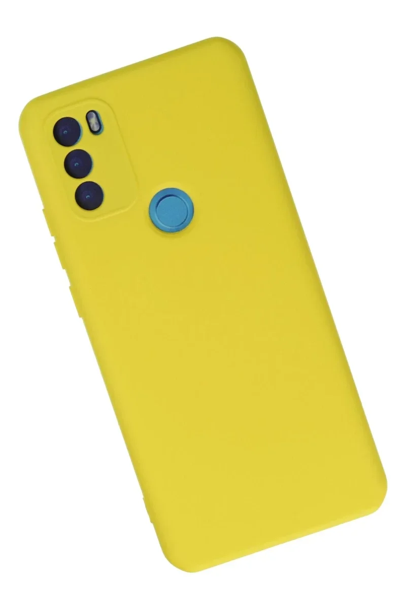 General Mobile GM 21 Plus Kılıf Nano içi Kadife Silikon - Sarı