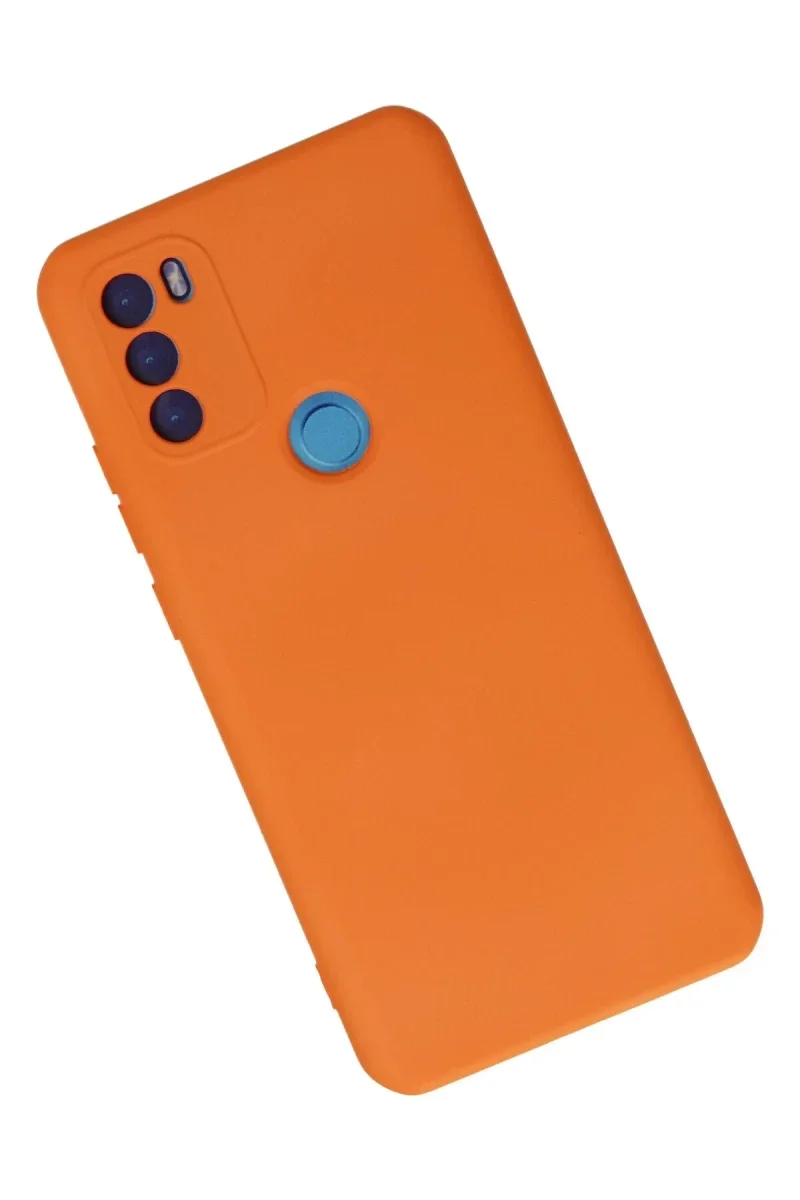 General Mobile GM 21 Plus Kılıf Nano içi Kadife Silikon - Turuncu