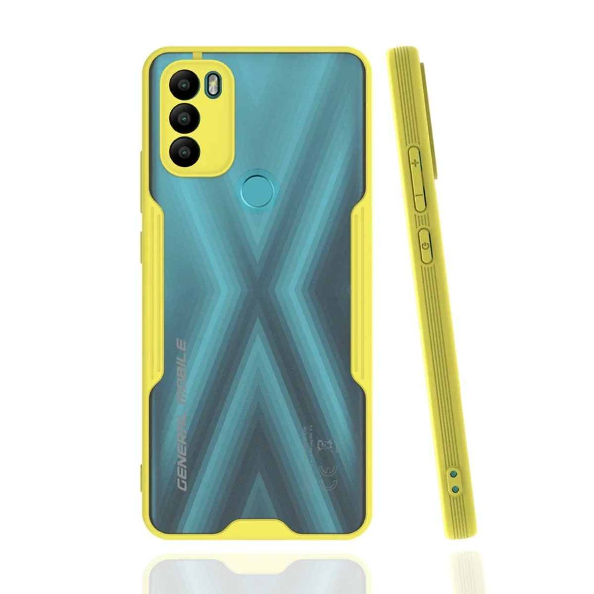 General Mobile GM 21 Plus Kılıf Platin Silikon - Sarı General Mobile GM 21 Plus Kılıf Platin Silikon - Sarı