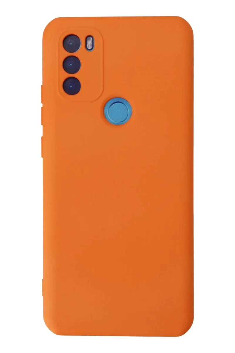General Mobile GM 21 Plus Kılıf Nano içi Kadife Silikon - Turuncu