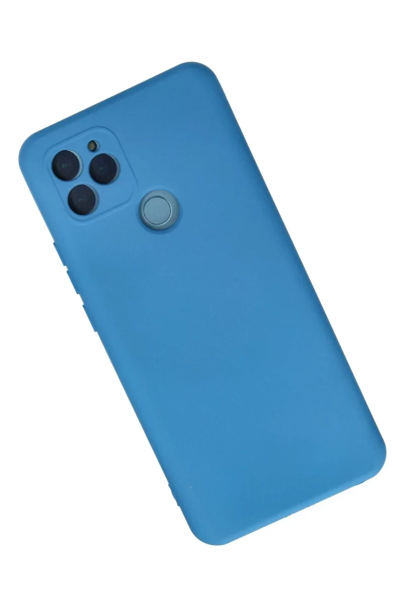 General Mobile GM 21 Kılıf Nano içi Kadife Silikon - Mavi