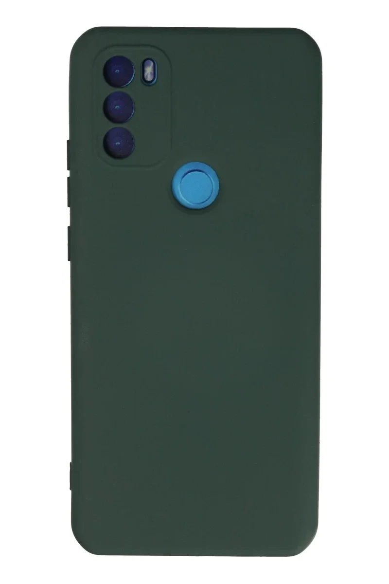 General Mobile GM 21 Plus Kılıf Nano içi Kadife Silikon - Koyu Yeşil