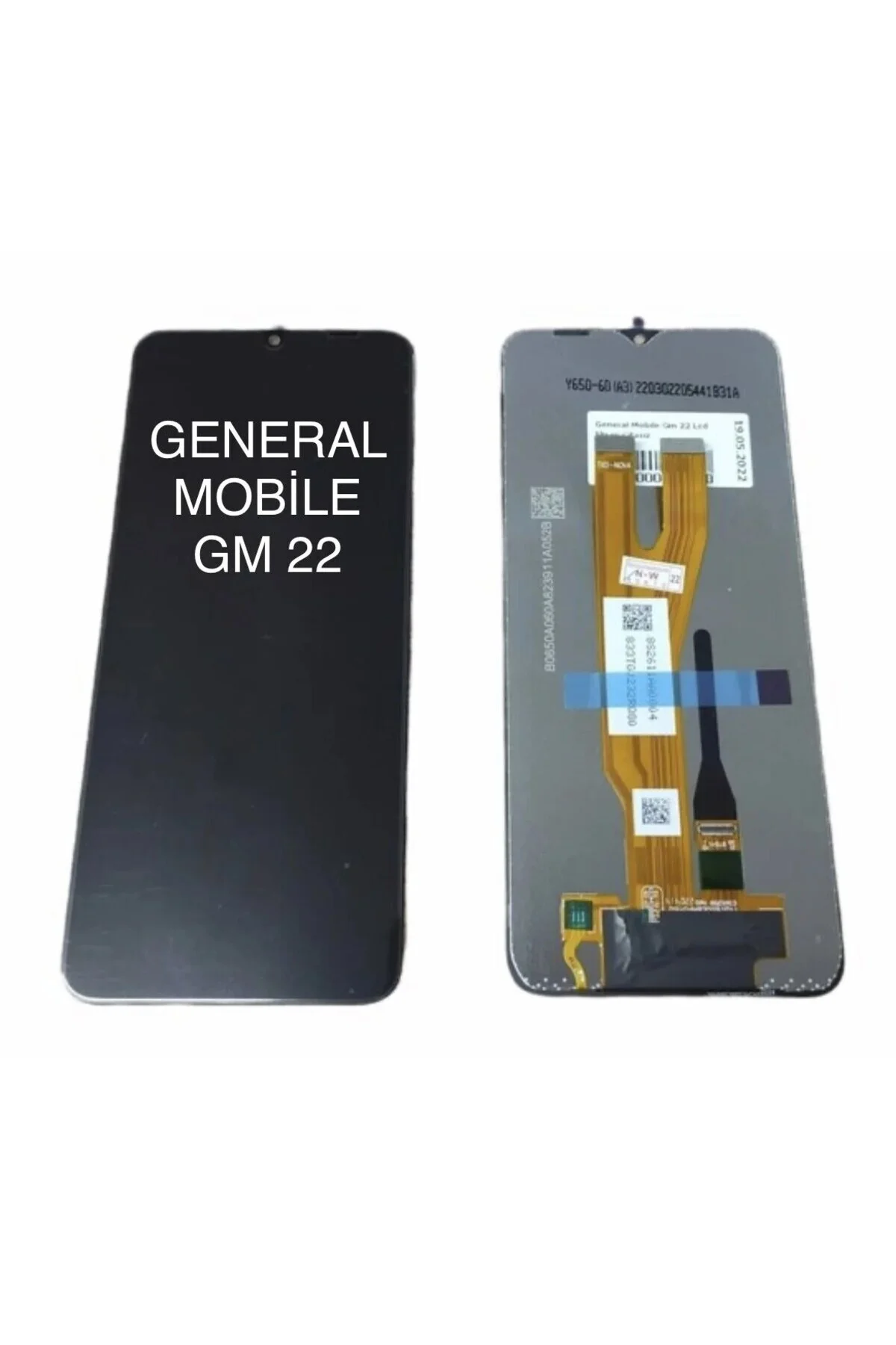 General mobile GM 22 Dokunmatik ekran (Siyah) - Görsel 2