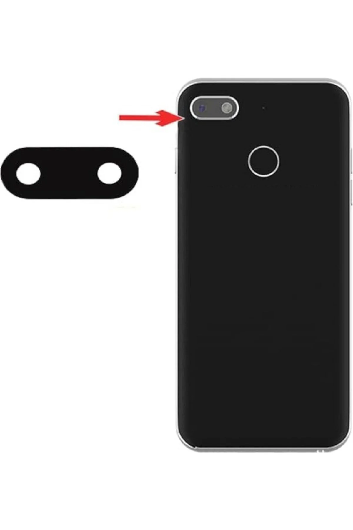 General Mobile Gm 8 Go Ile Uyumlu Kamera Camı