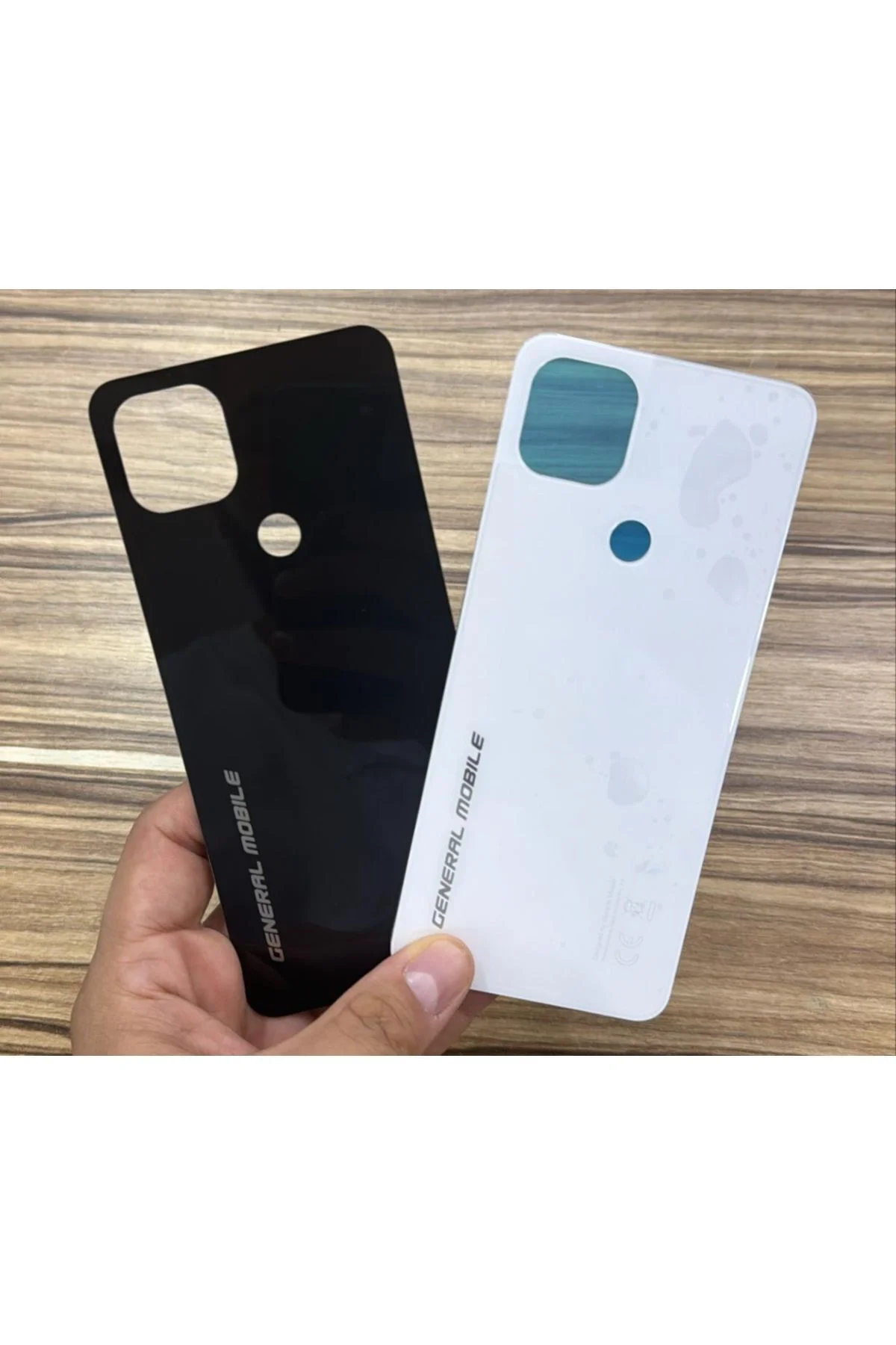 General Mobile Gm22 Arka kapak BEYAZ RENK Gm22 Pil Kapağı Cam Ürun Uyumlu Yeşil