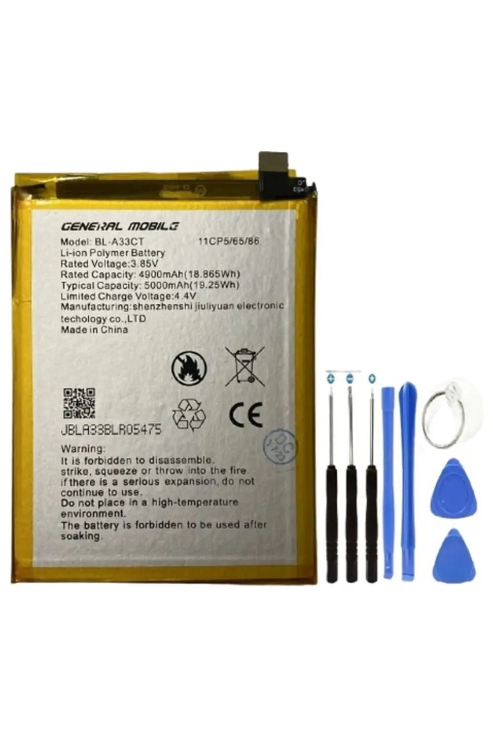 General Mobile Gm22 Plus Pil Batarya Bl-a33ct+tamir Set 5000 Mah