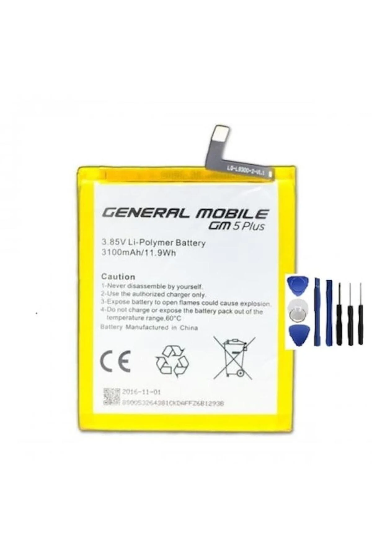 General Mobile Gm5 Plus Pil Batarya ve Tamir Seti